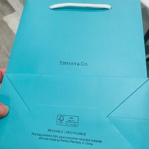 Tiffany Teal Gift Wrap Paper Shopping Bag